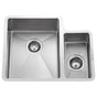 Barclay - Fennel 24'' Double Bowl 70/30 Kitchen Sink, Stainless Steel - Stainless Steel