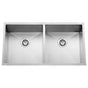 Barclay - Lana 37'' SS 50/50 Double Bowl Undermount Sink - Stainless Steel