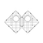 Barclay - Montague SS 50/50 Dbl Wire 18-5/8'' x 13-5/8'' - Stainless Steel