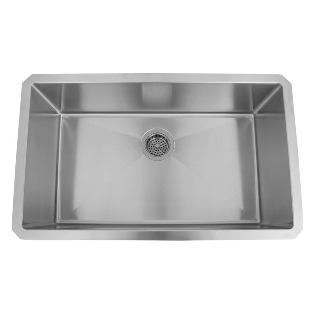 Barclay - Donahue 30'' SS Wide Rectangular Undermount Sink - Stainless Steel