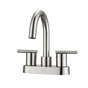 Barclay - Conley 4''cc Lav Faucet, NoHoses,Metal Lever Handles, BN - Brushed Nickel
