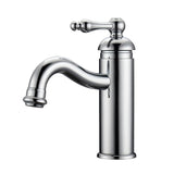 Barclay - Afton Single Handle Lav Fauce with Hoses, Polished Chrome - Polished Chrome