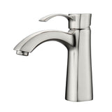 Barclay - Elyria Single Handle Lavatory Faucet w/Hoses,Brushed Nickel - Brushed Nickel