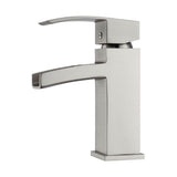 Barclay - Dario Single Handle Waterfall Faucet w/Hoses,Brushed Nickel - Brushed Nickel
