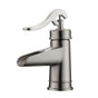 Barclay - Thalia Single Handle Lavatory Faucet w/Hoses,Brushed Nickel - Brushed Nickel