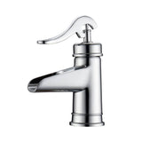 Barclay - Thalia Single Handle Lavatory Faucet w/Hoses,Polished Chrome - Polished Chrome