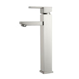 Barclay - Fulton Single Handle Vessel Faucet w/Hoses,Brushed Nickel - Brushed Nickel