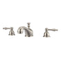 Barclay - Marsala 8''cc Lav Faucet, with Hoses, Metal Lever Handles, BN - Brushed Nickel