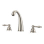 Barclay - Maddox 8''cc Lav Faucet, with Hoses,Metal Lever Handles, BN - Brushed Nickel