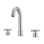 Barclay - Conley 8''cc Lav Faucet, with Hoses, Metal Cross Handles, BN - Brushed Nickel