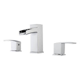 Barclay - Winthrop Widespread Lav Faucet w/Hoses, Lever Handle, CP - Polished Chrome