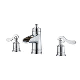 Barclay - Batson Widespread Lav Faucet w/Hoses, Lever Handles, CP - Polished Chrome