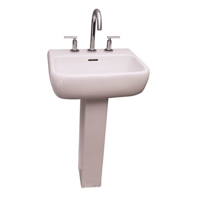 Barclay - Metropolitan 520 Ped Lav  1 hole - White - White