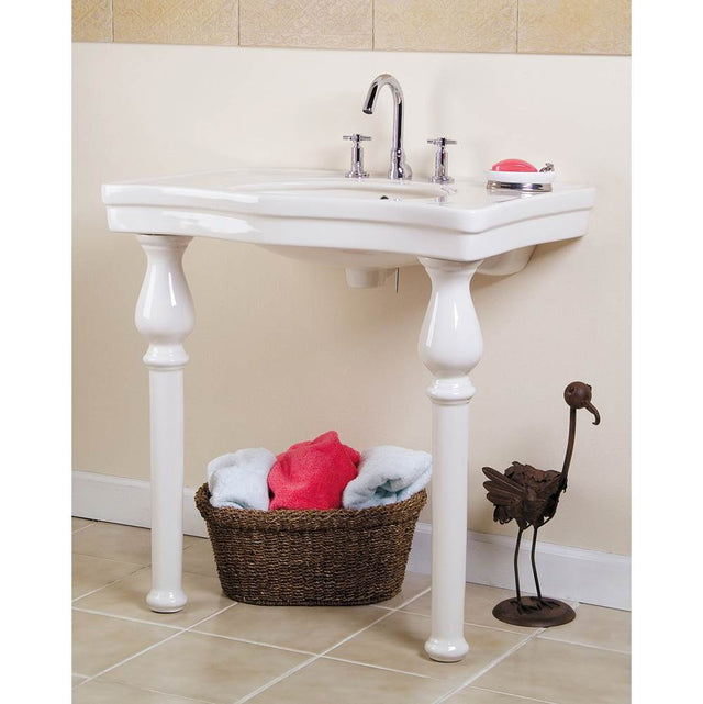 Barclay - Milano Console Legs, Pair,  Bisque - Bisque