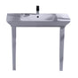 Barclay - Opulence Basin 39-1/2'', White, Rect. Bowl, 8'' WS - White