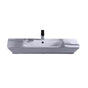 Barclay - Opulence Above Counter Basin 39-1/2'',White,Rect Bowl,8''WS - White