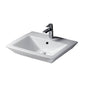 Barclay - Opulence 23'' Wall-Hung Basin, White, Rect. Bowl, 8'' WS - White