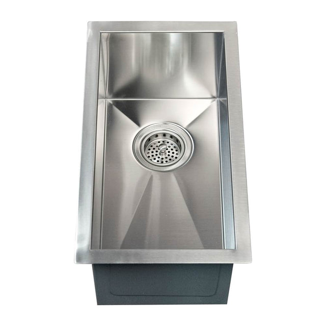 Barclay - Ophelia 15'' SS Narrow Undermount Prep Sink - Stainless Steel