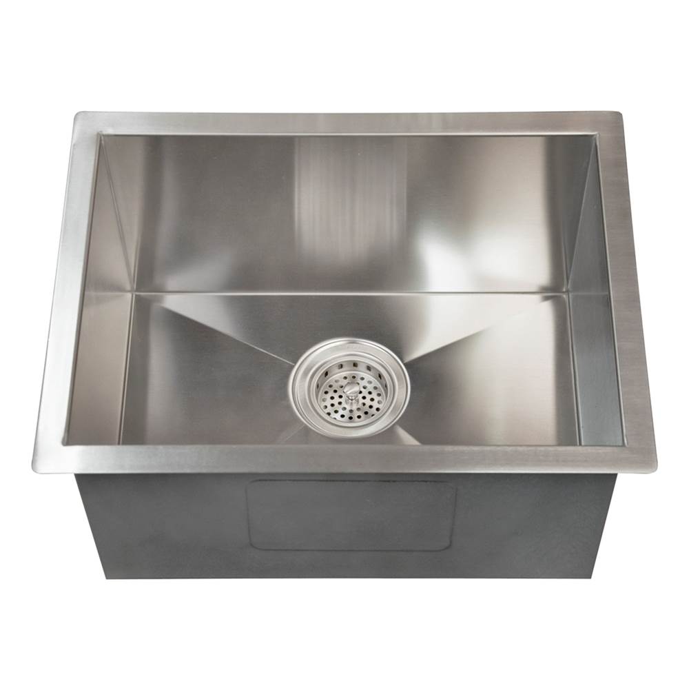 Barclay - Sabrina 15'' SS Undermount Prep Sink - Stainless Steel