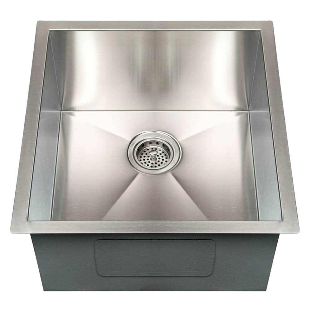Barclay - Telly 19'' SS Undermount Prep Sink - Stainless Steel