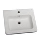Barclay - Resort 500 Basin only, White-1 hole - White