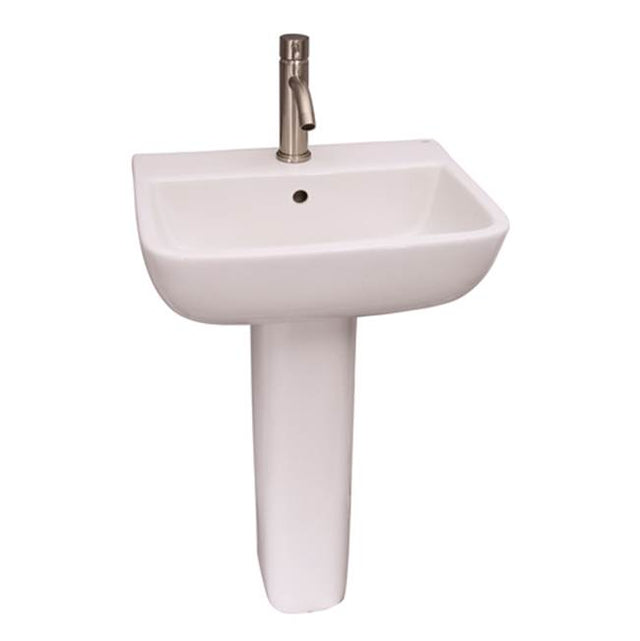 Barclay - Series 600 Basin, 8'' ws  White - White