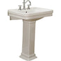 Barclay - Sussex 660 Pedestal Lavatory  8''cc, Bisque - Bisque