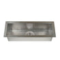 Barclay - Whitesboro 23'' Zero Radius SS Trough Sink - Stainless Steel