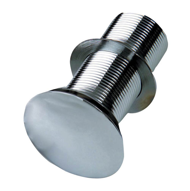 Barclay - Umbrella Drain, Push Button  Pop-Up, Polished Chrome - Polished Chrome