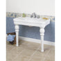 Barclay - Versailles 36'' Console, 8''cc,  White - White