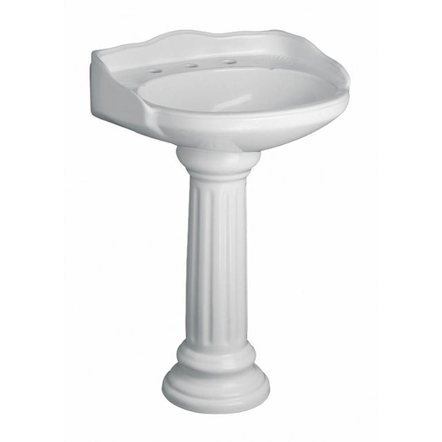 Barclay - Vicki Basin, 8''cc, White - White