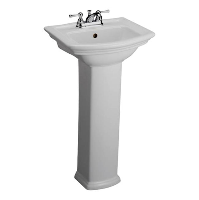 Barclay - Washington 460 Pedestal  Lavatory, One-Hole, White - White
