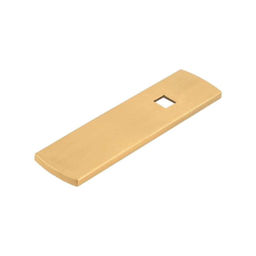 Belwith Keeler - BACKPLATE, 1-1/2'' C/C - Brushed Golden Brass