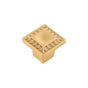 Belwith Keeler - KNOB, 1'' SQ. - Brushed Golden Brass
