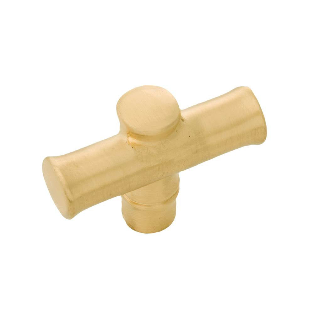 Belwith Keeler - T-Knob 1-15/16 Inch x 5/8 Inch - Satin Brass
