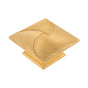 Belwith Keeler - KNOB, 3-1/2'' SQ. - Brushed Golden Brass