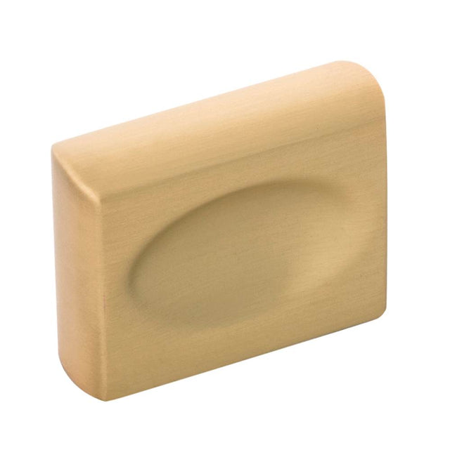 Belwith Keeler - Knob 1-3/8 Inch x 7/16 Inch - Brushed Golden Brass