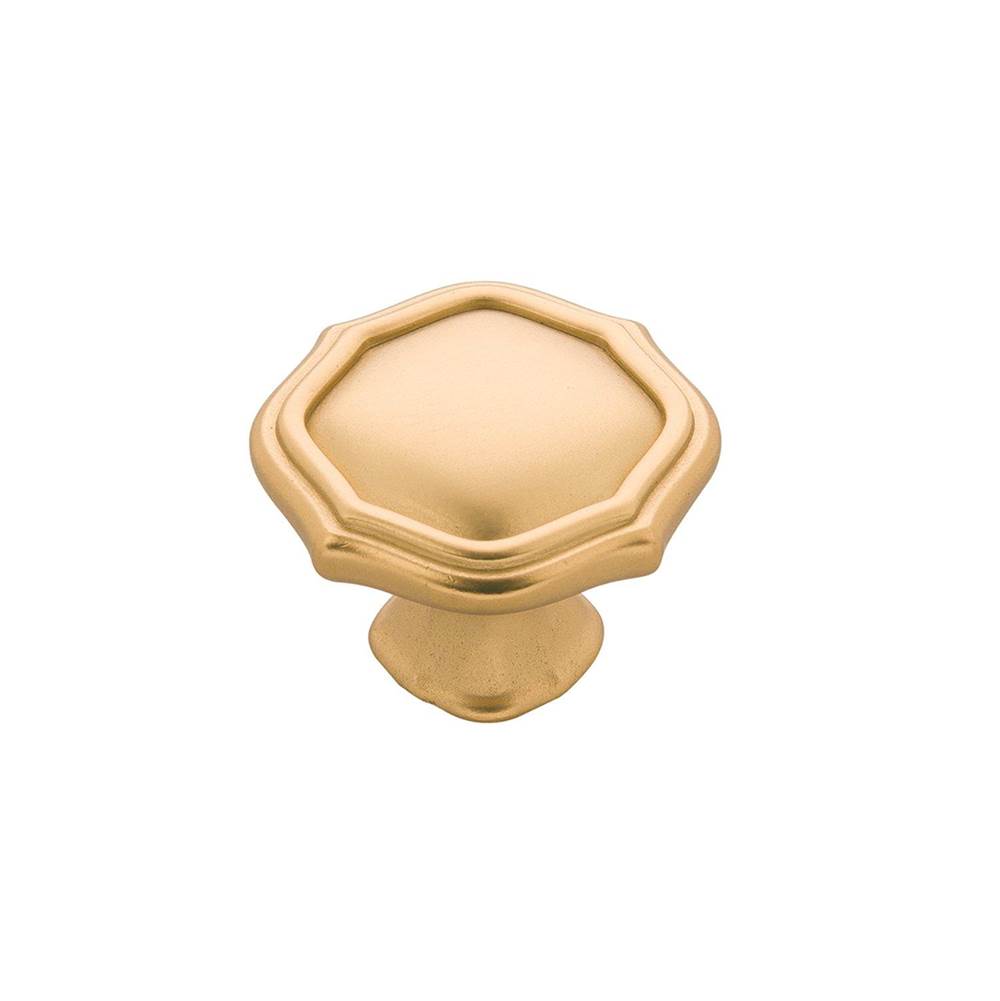 Belwith Keeler - Knob 1-1/2 Inch Diameter - Brushed Golden Brass