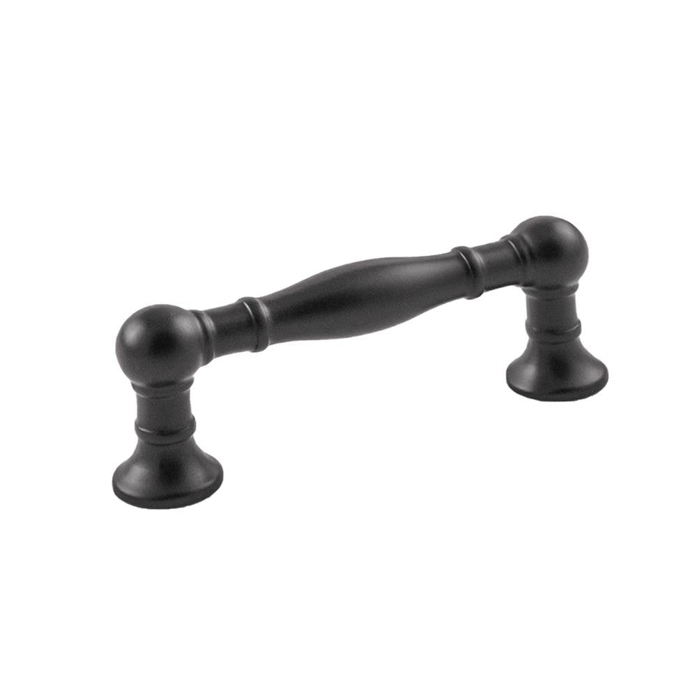 Belwith Keeler - Fuller Collection Pull 3 Inch Center to Center Matte Black Finish - Matte Black