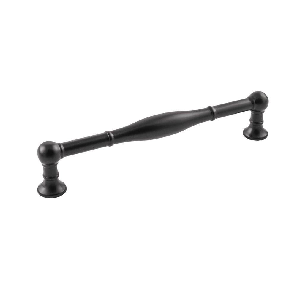 Belwith Keeler - Fuller Collection Pull 6-5/16 Inch (160mm) Center to Center Matte Black Finish - Matte Black