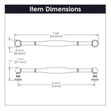 Pull 8-13/16 Inch (224mm) Center to Center