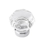 Belwith Keeler - Knob 1-1/2 Inch Diameter - Glass with Chrome