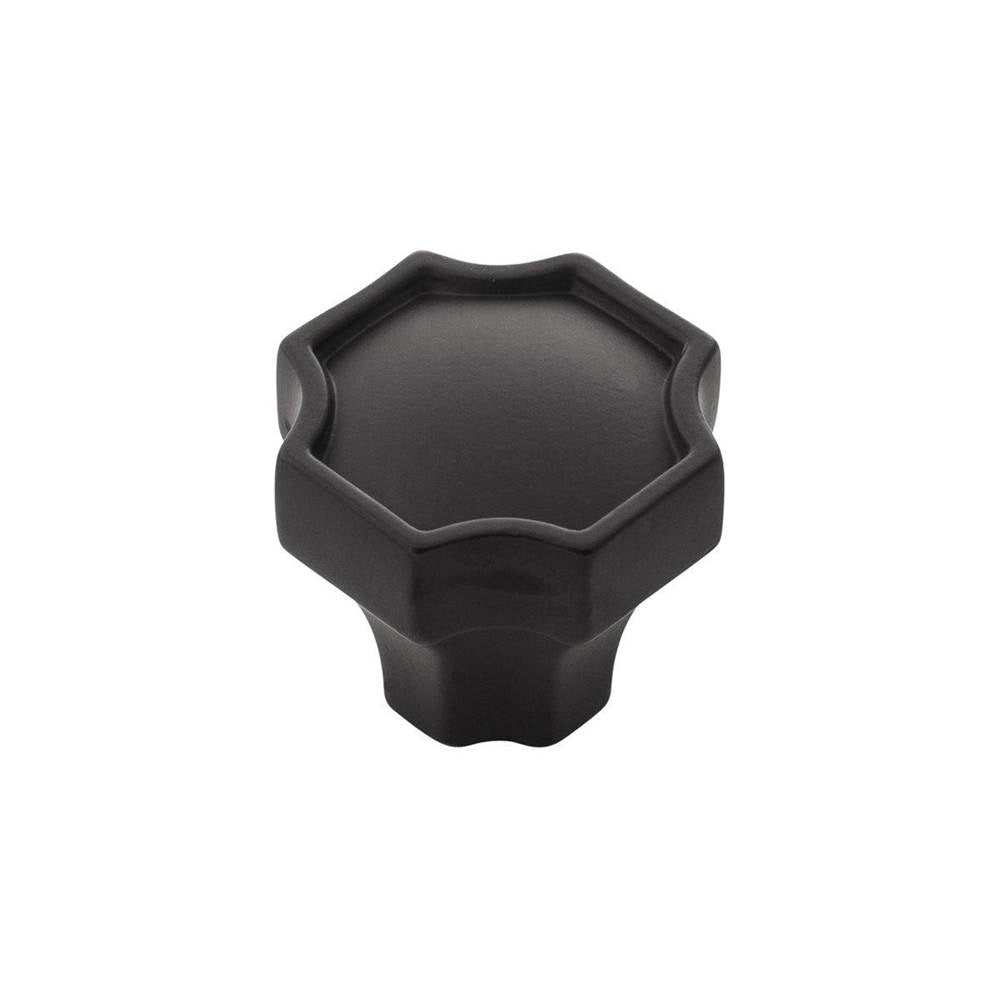 Belwith Keeler - Knob 1-1/4 Inch x 1-1/4 Inch - Matte Black