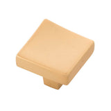 Belwith Keeler - Knob 1-1/4 Inch Square - Brushed Golden Brass