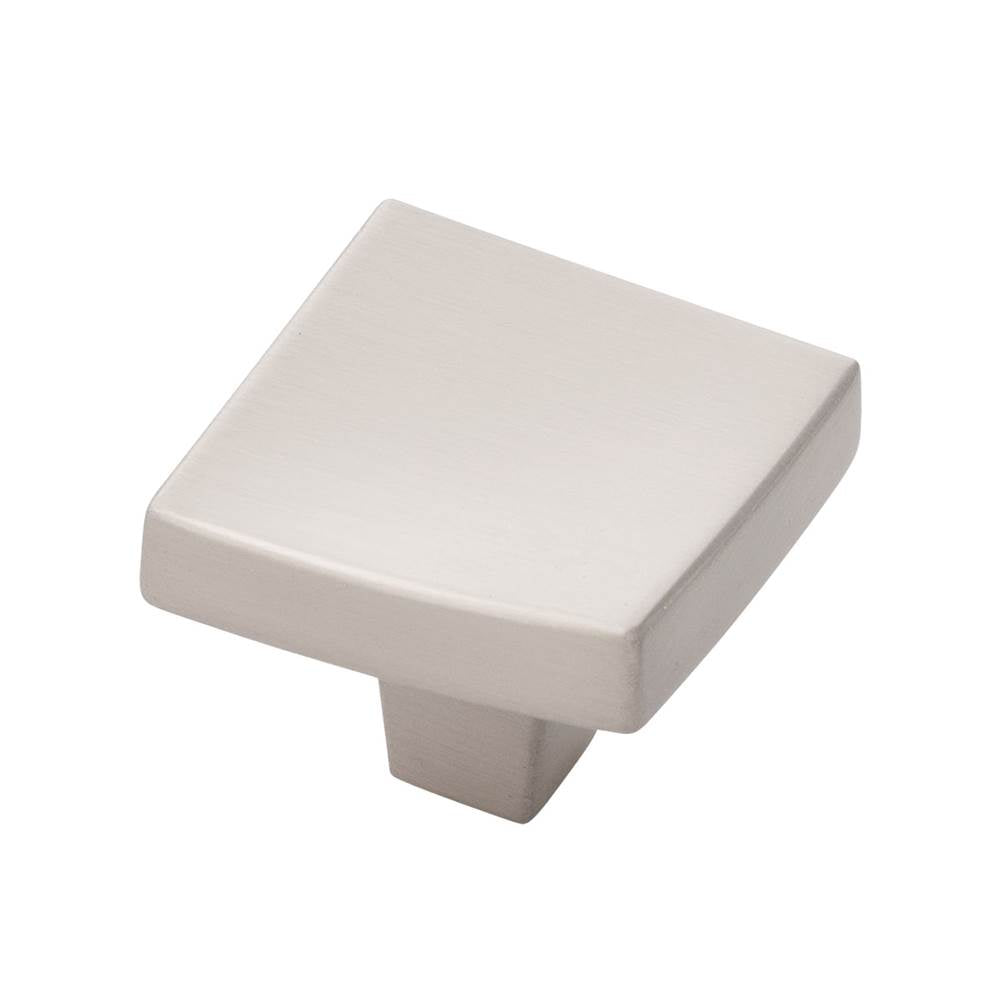 Belwith Keeler - Knob 1-1/4 Inch Square - Satin Nickel
