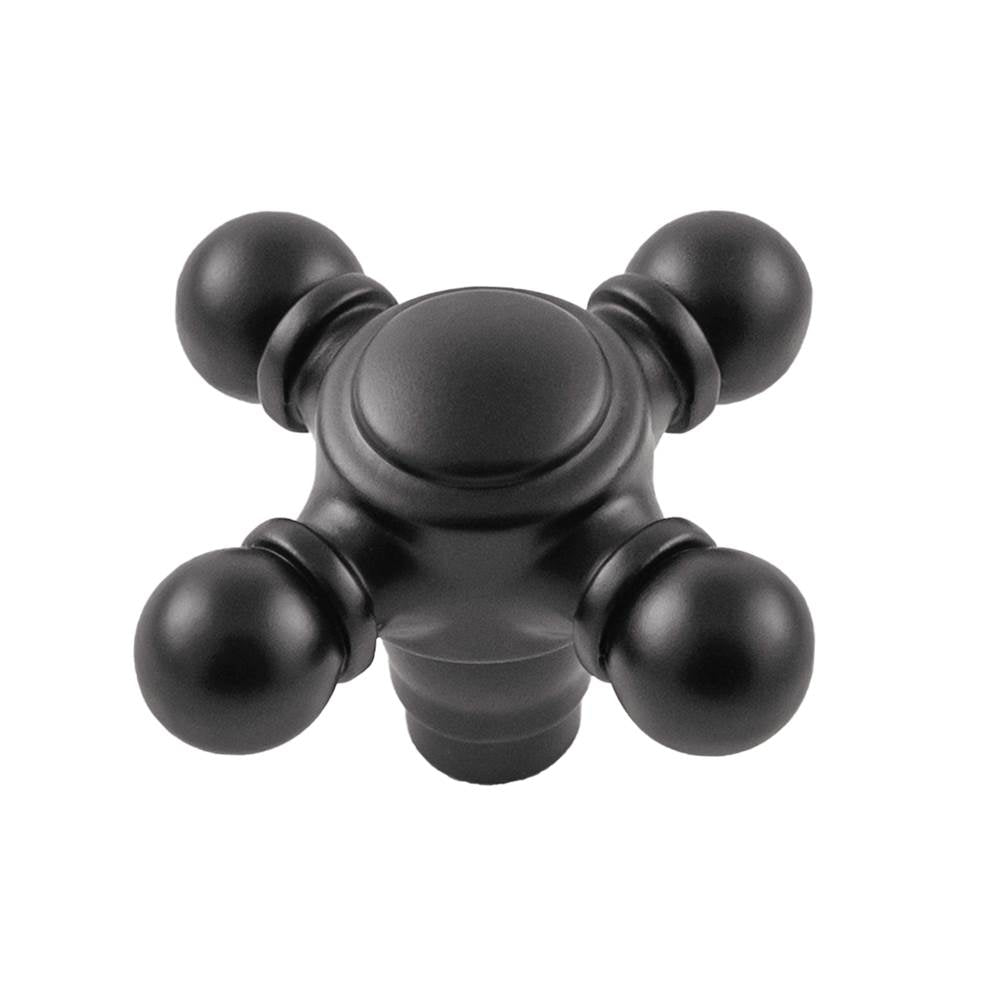 Belwith Keeler - Fuller Collection Knob 2-1/8 Inch x 2-1/8 Inch Matte Black Finish - Matte Black