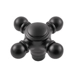 Belwith Keeler - Fuller Collection Knob 2-1/8 Inch x 2-1/8 Inch Matte Black Finish - Matte Black