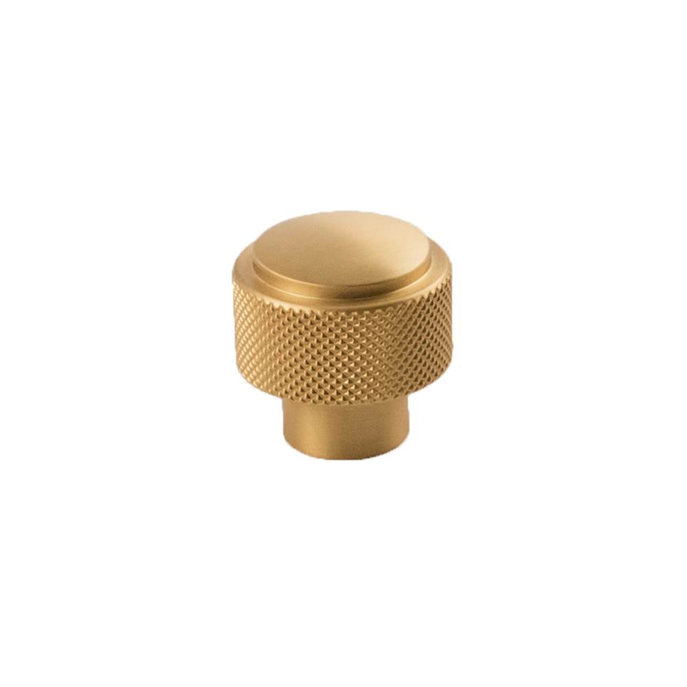 Belwith Keeler - Verge Collection Knob 1-3/16 Inch Diameter Brushed Golden Brass Finish - Brushed Golden Brass