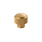 Belwith Keeler - Verge Collection Knob 1-3/16 Inch Diameter Brushed Golden Brass Finish - Brushed Golden Brass