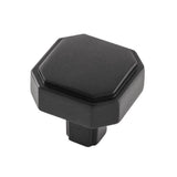 Belwith Keeler - Monroe Collection Knob 1-5/16 Inch x 1-5/16 Inch Matte Black Finish - Matte Black